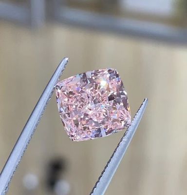 Подушка блестящая резьба розовый розовый бриллиант лаборатория выращенная 10 мох