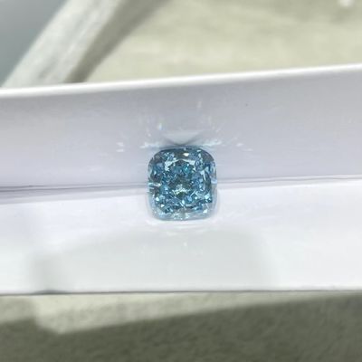 Диаманты выросли лабораторией, который покрашенные VS1 диаманта отрезка 1.17ct валика гениальной голубой
