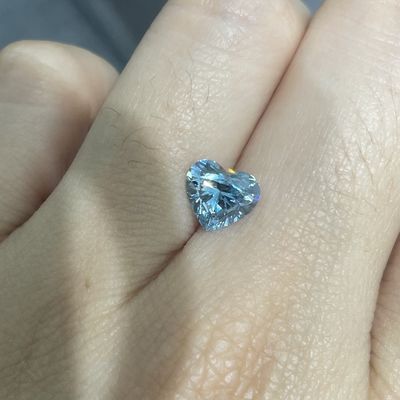 Синтетической диаманты выросли лабораторией, который розовые 1.27ct IGI формы сердца аттестовали VS1