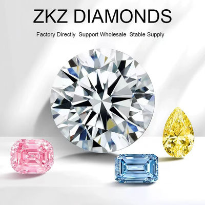 CVD DEF VS VVS Круглый Фанси Синтетический Лабораторные алмазы IGI Сертификат 0.3ct - 20ct Фабрика оптового оптового поставщика