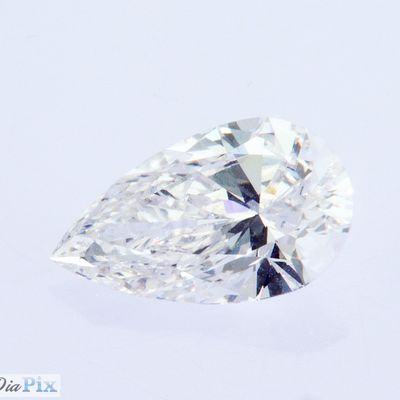 1.1ct Форма груши Сертифицированная лаборатория IGI Выращенная необработанная ВСС Белый бриллиант D VS1