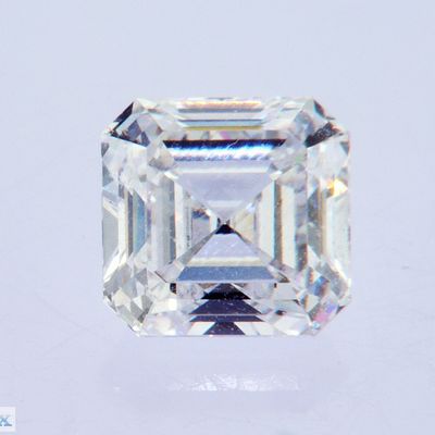 Белый 3,2ct Лабораторно выращенный КВД Бриллианты Квадратный Изумрудный Asscher Форма IGI Сертифицированный
