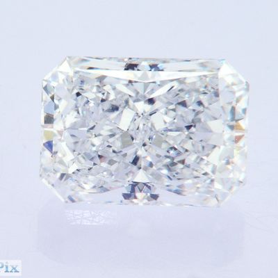 3.6ct Длинная лучистая форма IGI сертифицированная лаборатория создана как выращенный CVD белый бриллиант H VS1
