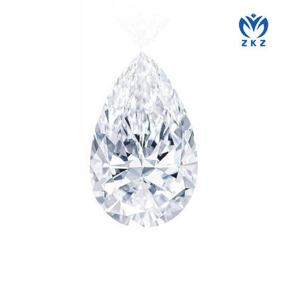 3.4ct D ВС Качество Нет Боути Pear Cut Лаборатория создана CVD Белый бриллиант