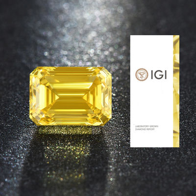 Сертифицированная лаборатория IGI создала желтые бриллианты 3.45 карт.