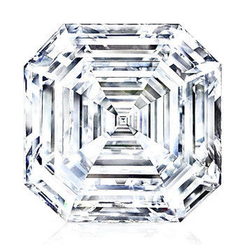 2CT Хорошее качество Лабораторно выращенные КВД Белые свободные бриллианты Asscher форма IGI сертифицированный