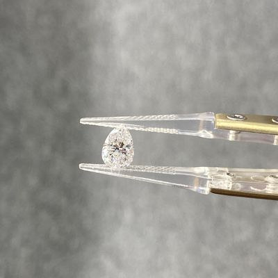 1.02ct G VVS1 Pear Cut CVD Laboratory Создан белый бриллиант для ювелирного производства